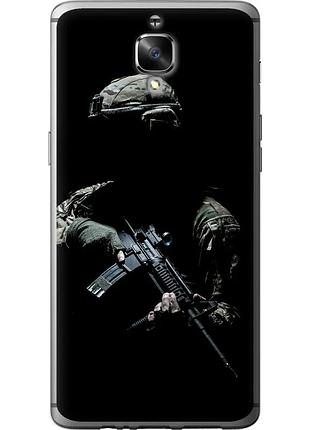 Чехол силиконовый патриотический на телефон oneplus 3 защитник v3 "5226u-334-58250"