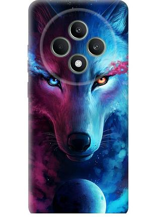 Чехол силиконовый на телефон oppo reno12 f 5g арт-волк "3999u-3771-58250"