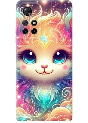 Чехол силиконовый на телефон xiaomi poco m4 pro 5g сказочный котенок "5813u-3851-58250"