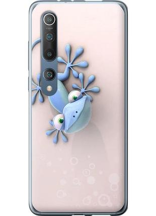 Чехол силиконовый на телефон xiaomi mi 10 геккончик "1094u-1860-58250"