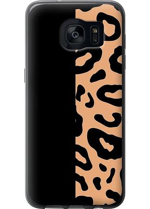 Чохол 2d пластиковий на телефон samsung galaxy s7 edge g935f плями леопарда "4269t-257-58250"