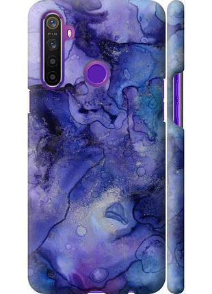 Чехол 3d пластиковый матовый на телефон realme 6i мрамор 7 "4802m-2059-58250"