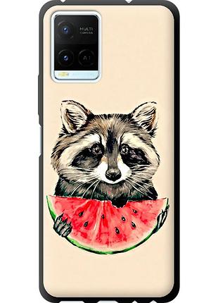 Чохол tpu на телефон vivo y21 єнотик з кавуном "4605b-669-58250"