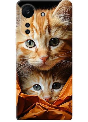 Чехол силиконовый на телефон xiaomi poco c65 котики 2 "5664u-3447-58250"