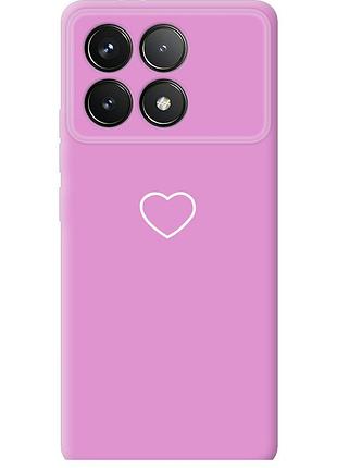 Чохол силіконовий на телефон xiaomi redmi k70 серце 2 "4863u-3799-58250"