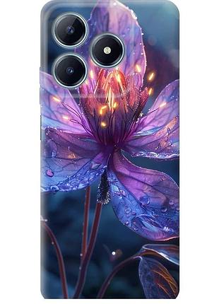 Чехол силиконовый на телефон realme narzo n63 магический цветок "6038u-3852-58250"