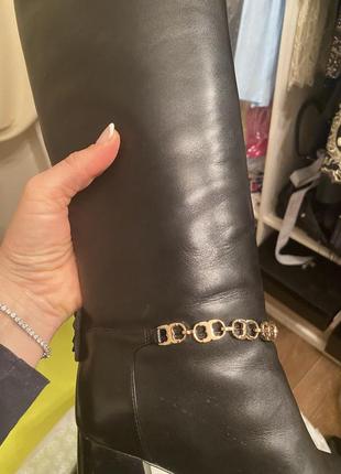 Ідеальні чорні чоботи tory burch 37.5-38 5