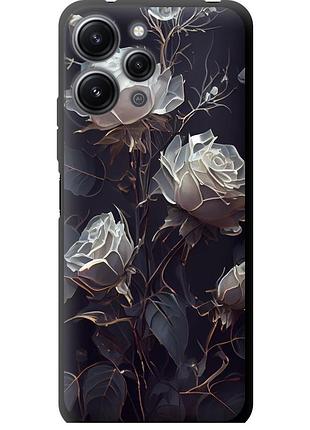 Чехол tpu на телефон xiaomi redmi 12 розы 2 "5550b-3114-58250"