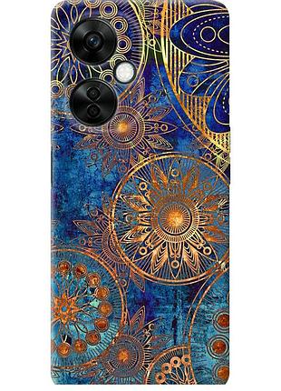 Чехол силиконовый на телефон oneplus nord ce 3 lite 5g золотой узор "678u-3144-58250"