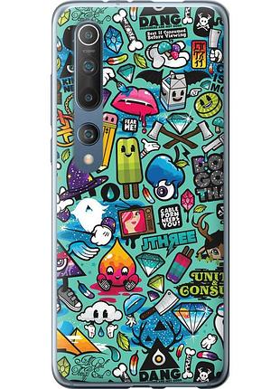 Чохол силіконовий на телефон xiaomi mi 10 pro стікер бомбінг 1 "693u-1870-58250"