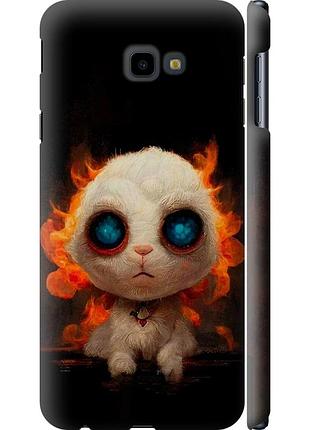 Чехол 3d пластиковый матовый патриотический на телефон samsung galaxy j4 plus 2018 бавовнятко