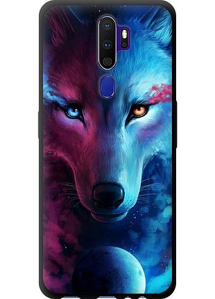 Чохол tpu на телефон oppo a9 2020 арт-вовк "3999b-1865-58250"