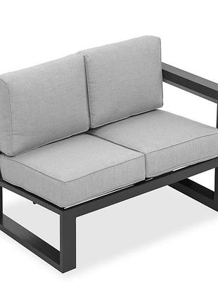 Лаунж диван в стиле loft 850x1400x720 мм черный