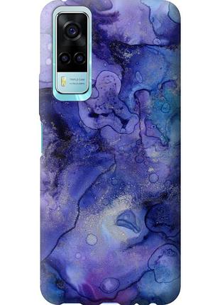 Чехол силиконовый на телефон vivo y31 мрамор 7 "4802u-584-58250"