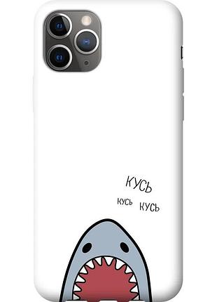 Чохол силіконовий на телефон iphone 11 pro max акула "4870u-1723-58250"