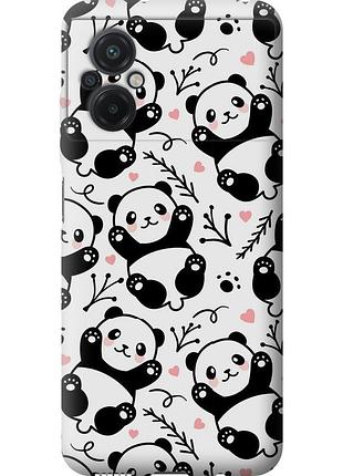 Чехол силиконовый на телефон xiaomi poco m5 панды "4318u-2767-58250"