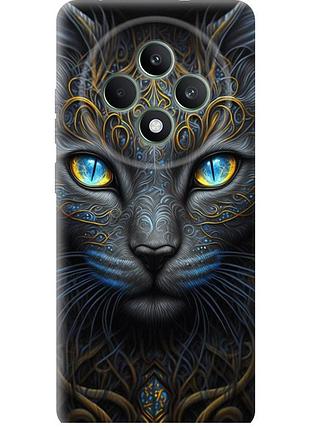 Чохол силіконовий на телефон oppo reno12 f 4g кішка "5548u-3847-58250"