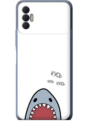 Чехол силиконовый на телефон tecno spark 8p kg7n акула "4870u-2526-58250"
