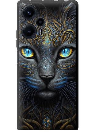 Чехол tpu на телефон xiaomi poco f5 кошка "5548b-3170-58250"