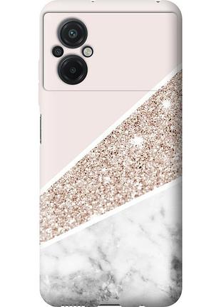 Чехол силиконовый на телефон xiaomi poco m5 пастельный мрамор "4342u-2767-58250"