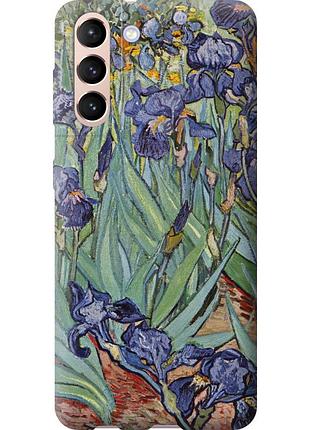 Чехол силиконовый на телефон samsung galaxy s21 винсент ван гог. ирисы "161u-2114-58250"