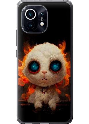 Чехол 2d пластиковый патриотический на телефон xiaomi mi 11 бавовнятко "5466t-2253-58250"