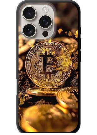 Чехол tpu на телефон iphone 16 pro золотая лихорадка биткойна "6089b-3708-58250"