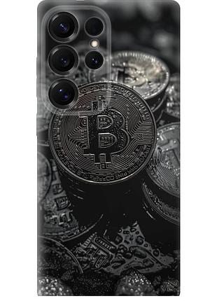 Чехол силиконовый на телефон samsung galaxy s25 ultra black bitcoin "6090u-3805-58250"