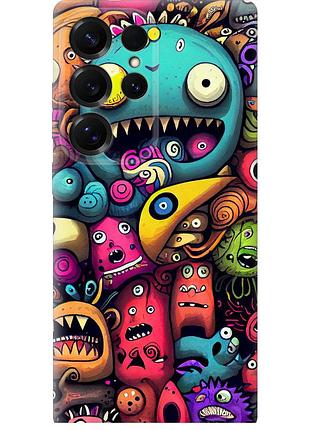 Чехол силиконовый на телефон samsung galaxy s25 ultra cмешные монстры "5549u-3805-58250"