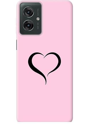 Чохол силіконовий на телефон motorola moto g55 серце 1 "4730u-3843-58250"