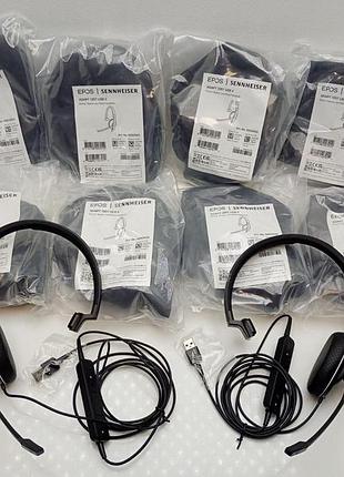 Лот професійна гарнітура sennheiser adapt 135t usb 38шт