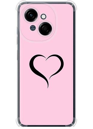 Чехол силикон с усиленными углами на телефон tecno spark go 1 / pop 9 сердце 1 "4730sp-3869-58250"