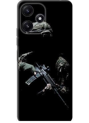 Чехол tpu патриотический на телефон xiaomi poco m6 pro 5g защитник v3 "5226b-3859-58250"