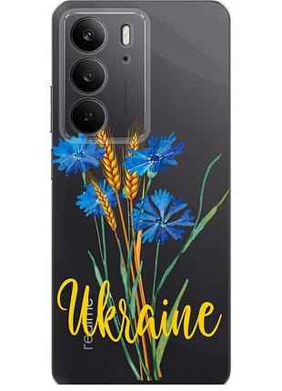 Чохол силіконовий патріотичний на телефон realme c75 4g ukraine v2 "5445u-3878-58250"