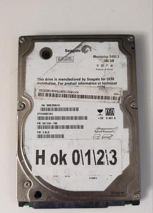 Донор hdd seagate st9160821as h0123 100398689 rev c