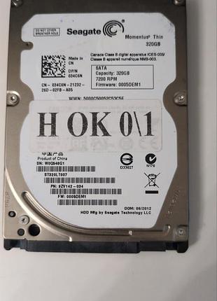 Донор hdd seagate st320lt007 h01 100654403 rev b
