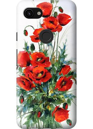 Чехол силиконовый на телефон google pixel 3a маки "523u-1700-58250"