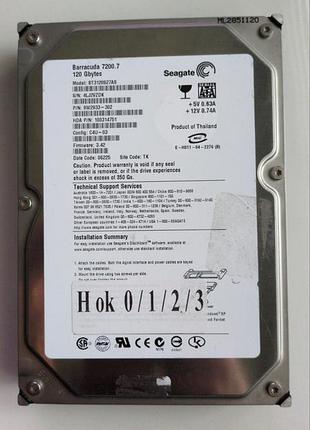Донор hdd seagate st3120827as h0123 100336321 rev a