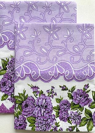 Наволочка 70 * 70 см с цветами, 100% хлопок тм "тиротекс"