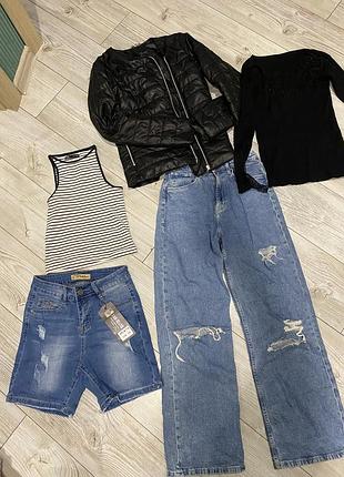 Кофта джинси палаццо hm