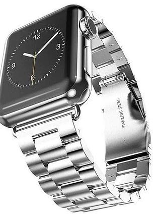 Металлический ремешок primo steel для apple watch 42mm / 44mm silver primo серебристый