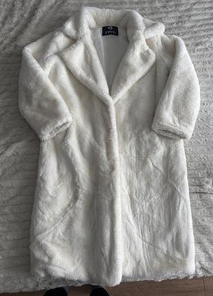 Еко шуба біла