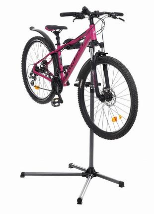 Підставка для обслуговування велосипеда kraft&dele, регульована (105–143 см), із фіксатором і поворотом 360°