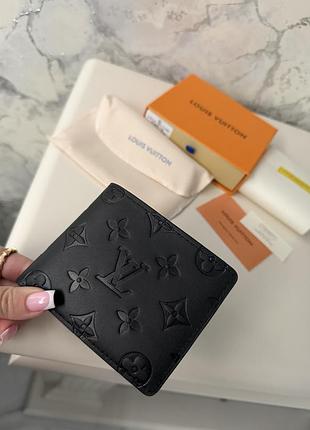 Чорний гаманець louis vuitton