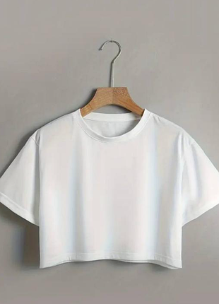 Жіночий білий короткий топ м