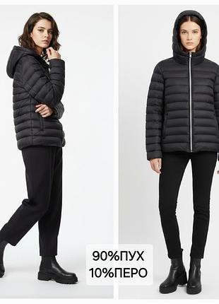 Пкховая/90%пух 10%перо/облегченная куртка с капюшоном/демисезон/mango