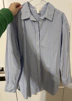 Цупка сорочка h&m в полоску