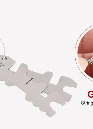 Спиртовка / горелка из титана с планками и крышкой lixada + чехол