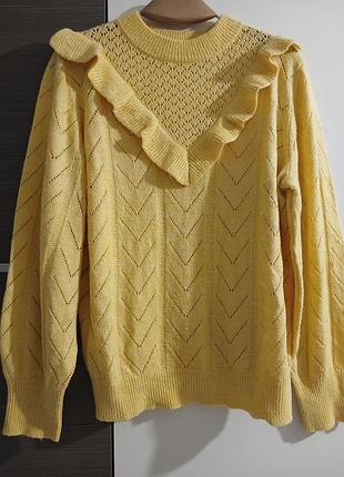 Ажурный джемпер бренда george, размер l.