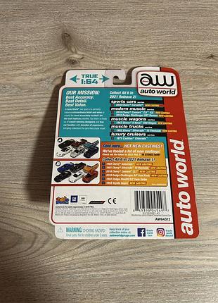 Auto world chevy nova wagon premium колекційна модель 1:64 4